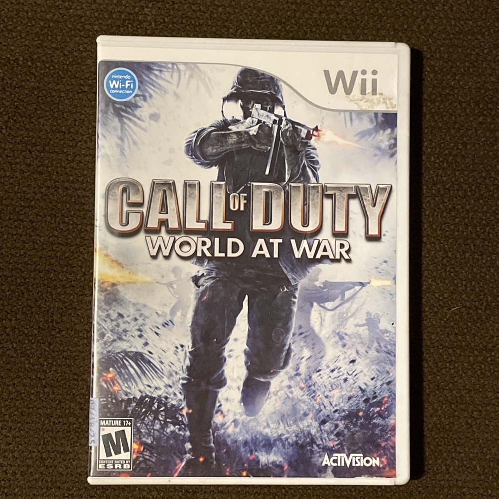 Call of Duty:‎ World at War (Nintendo Wii, 2008) Complete CIB Tested